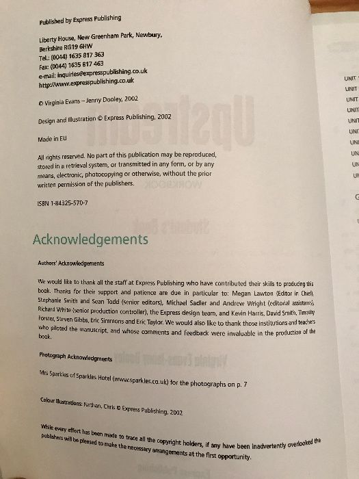 Upstream Intermediate B2 Workbook Express Publishing Evans Dooley