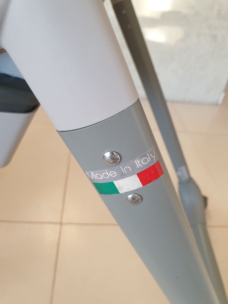Chicco Polly 2 Start Silver, Krzesełko Leżaczek do karmienia stan bdb