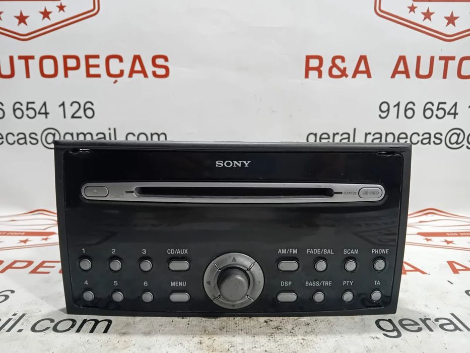 Auto Rádio Sony 4M5T - 18C815 - BK Ford Focus II C-Max Original