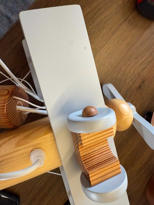 Lampa do pokoju dziecka hellux samolot drewniany e27