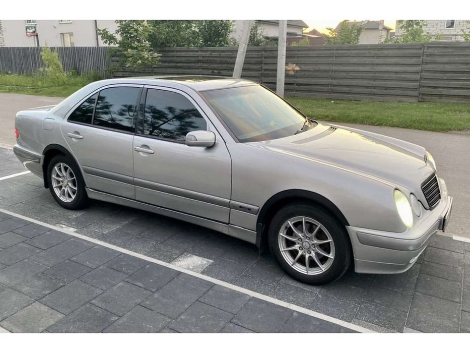 Mercedes E-сlass W210 Накладки на арки (4 шт, черные)