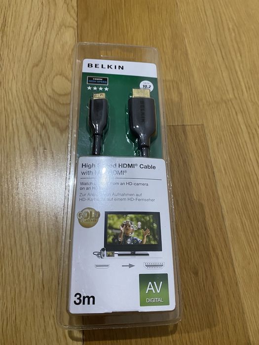 Cabo novo HDMI - mini HDMI