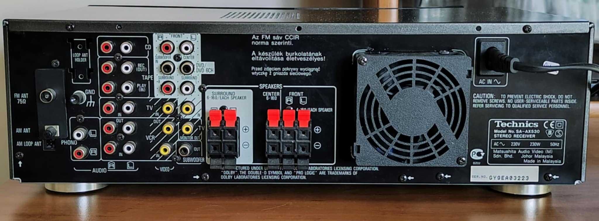 Amplituner Technics SA-AX530 stan bdb