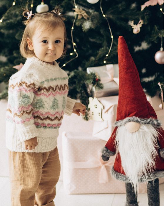 Новорічний светр в’язаний Zara