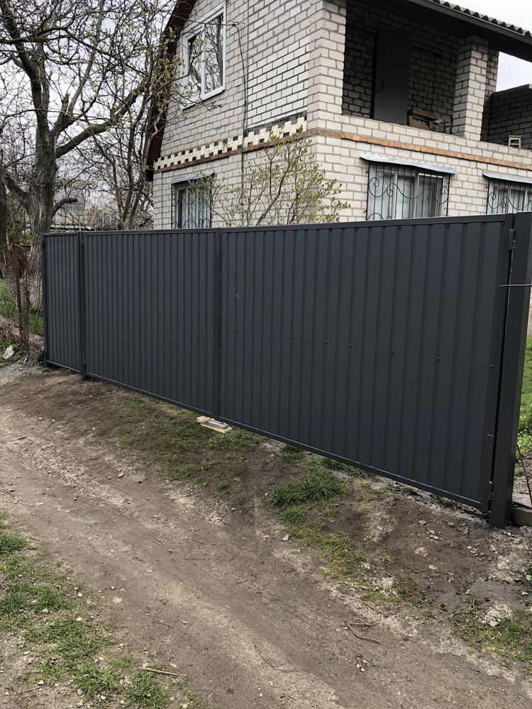 Ворота откатные под ключ
