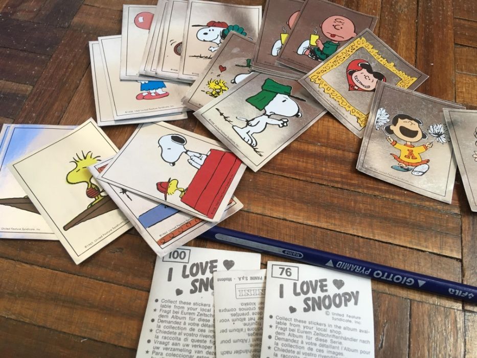 I love snoopy - Cromos Autocolantes Disvenda