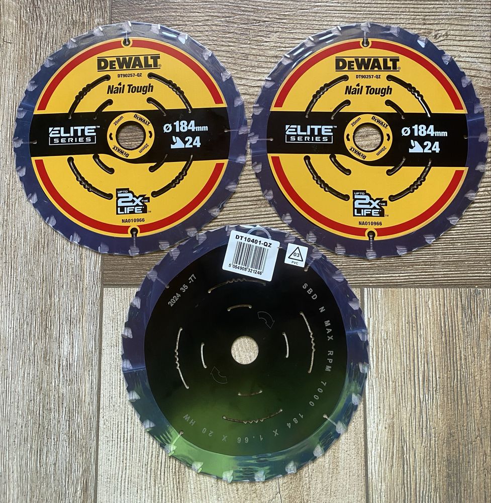 Пиляльний диск 165x20x0,99 Z24 DeWalt DT10400 девальт