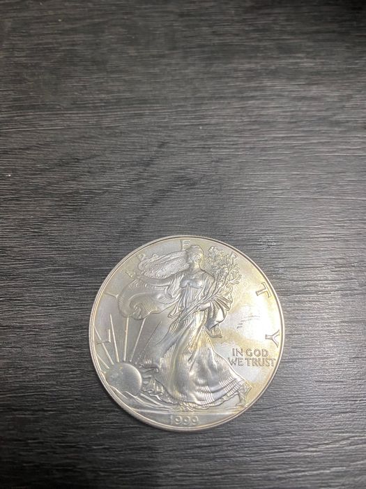 Moedas silver eagle prata americana 999%