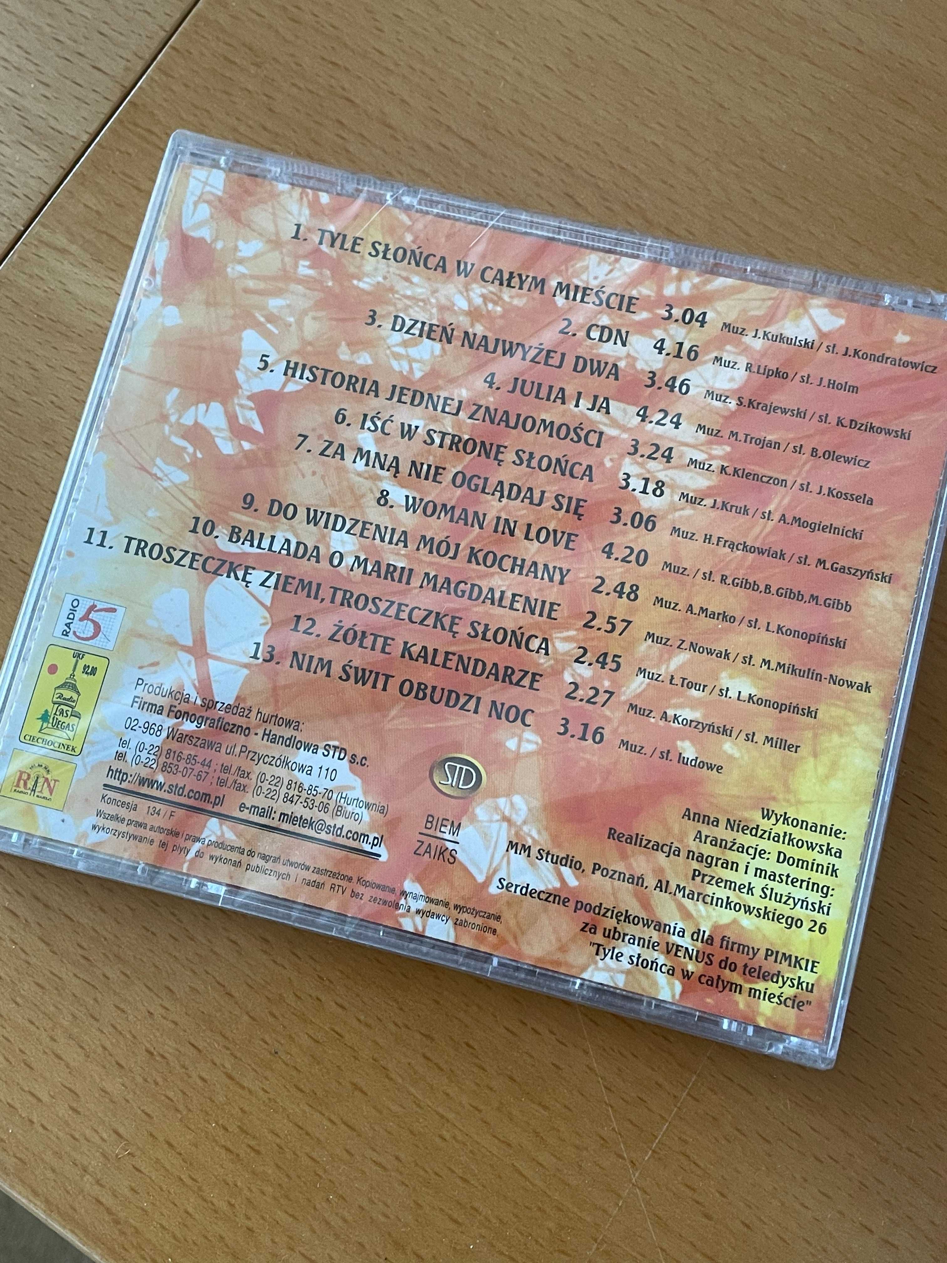 VENUS Tyle słońca 2001 STD Anna Niedziałkowska CD nowa wyd. STD