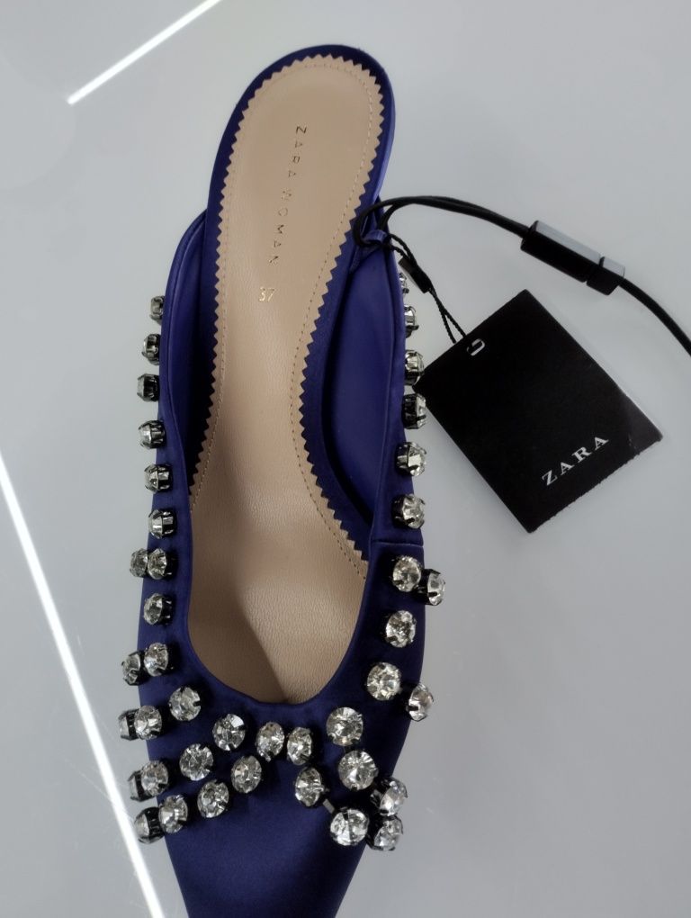 Buty klapki obcas ZARA rozm. 37 OKAZJA.