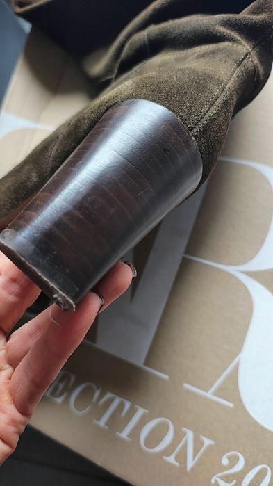 Kozaki zamszowe Zara