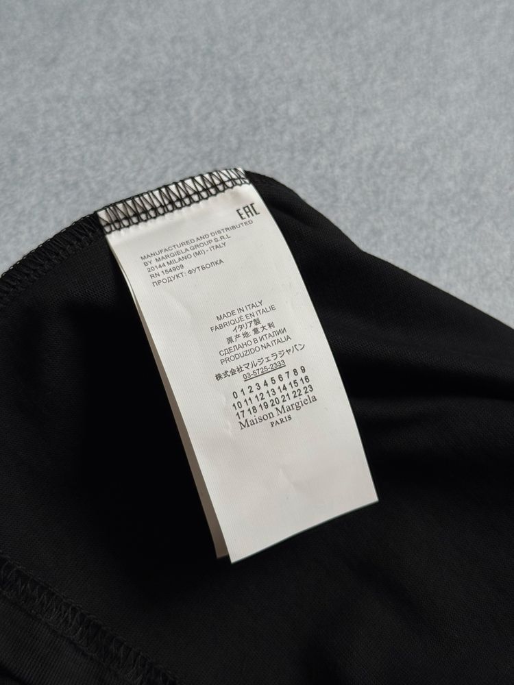 Футболка Maison Margiela Paris MM6 Calendar Logo Unisex Оверсайз