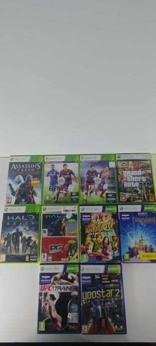 Lote 10 Jogos Xbox 360