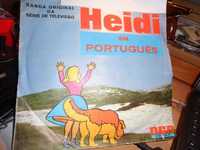 Disco Single Heidi em Português Banda Original da série da Televisão