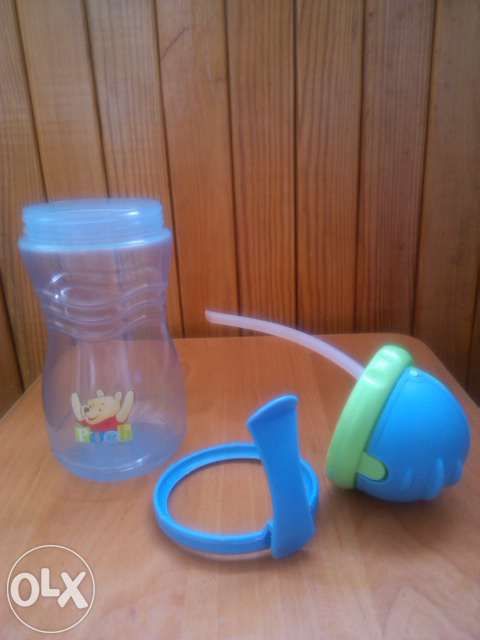 Стакан с трубочкой