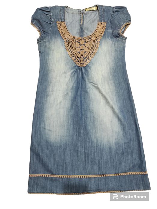 Плаття котонове джинсове