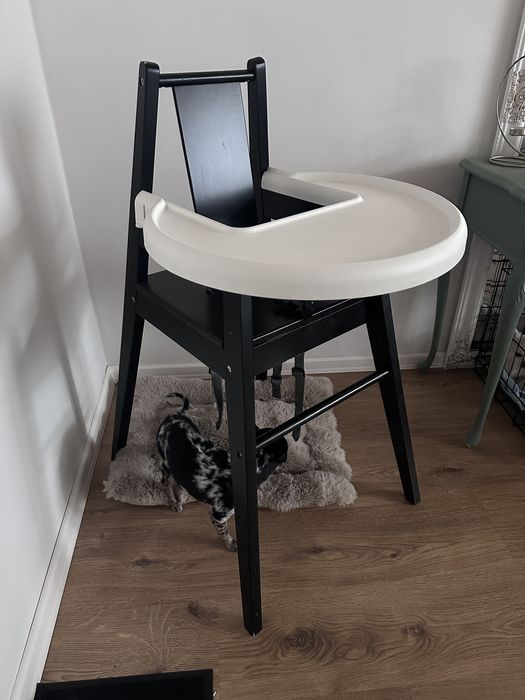 Fotelik drewniany Ikea do karmienia