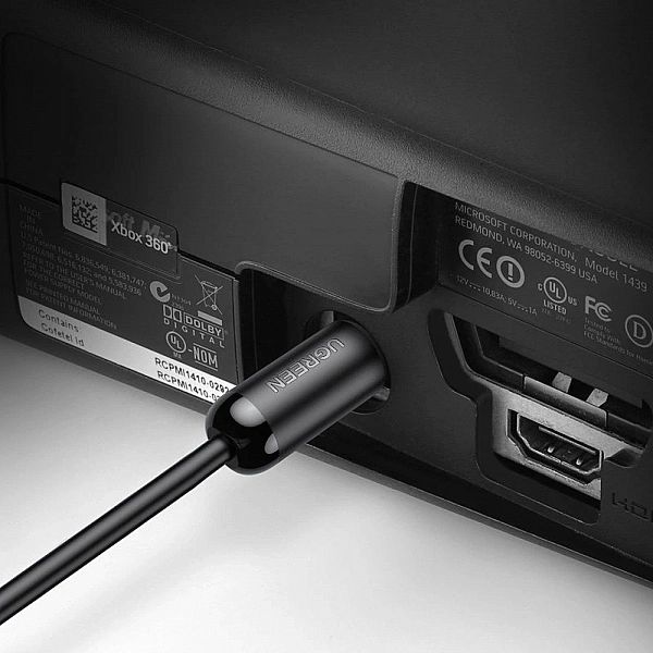 Ugreen optyczny kabel przewód audio 1,5 m cyfrowy światłowód Toslink S