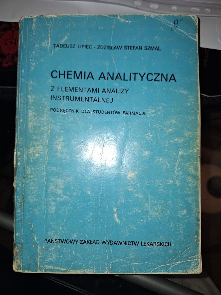 Chemia analityczna z elementami analizy instrumentalnej Lipiec-Szmal