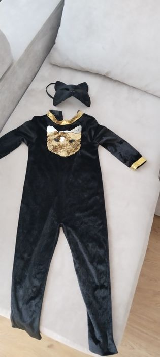 Нові велюрові костюм для діачинки на Новий рік котик, кішка  , комбіне
