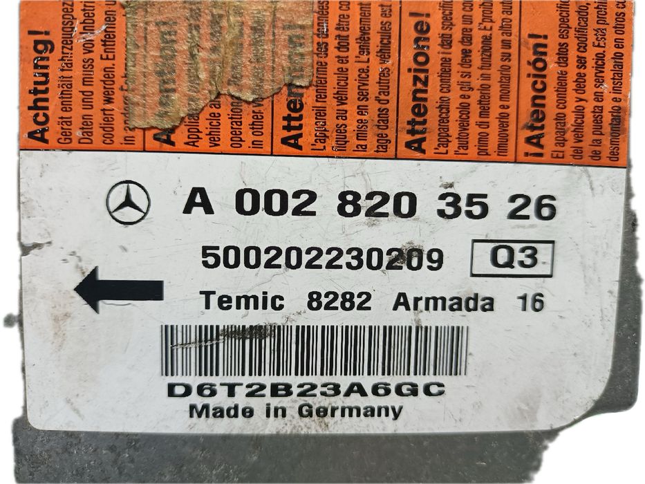 Centralina airbag MERCEDES-BENZ Classe E (W211)