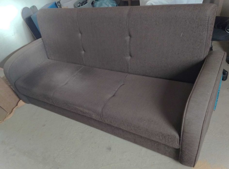 Sofá-cama de três lugares reclinável