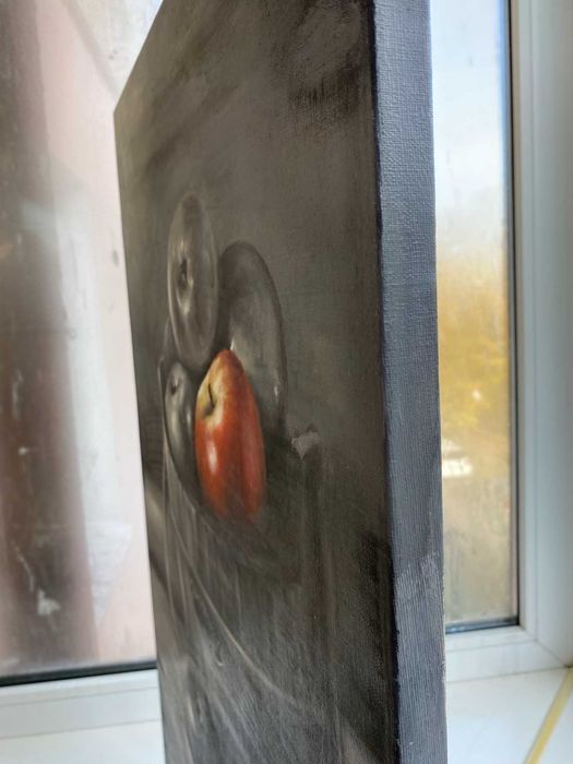 Картина олією "Old village"