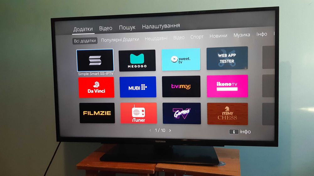 43" TELEFUNKEN смарт Німеччина, 6 місяців гарантії!!!