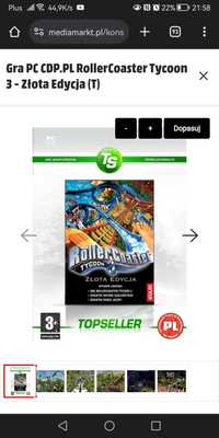 Rollercoaster gra komputerowa pc dvd