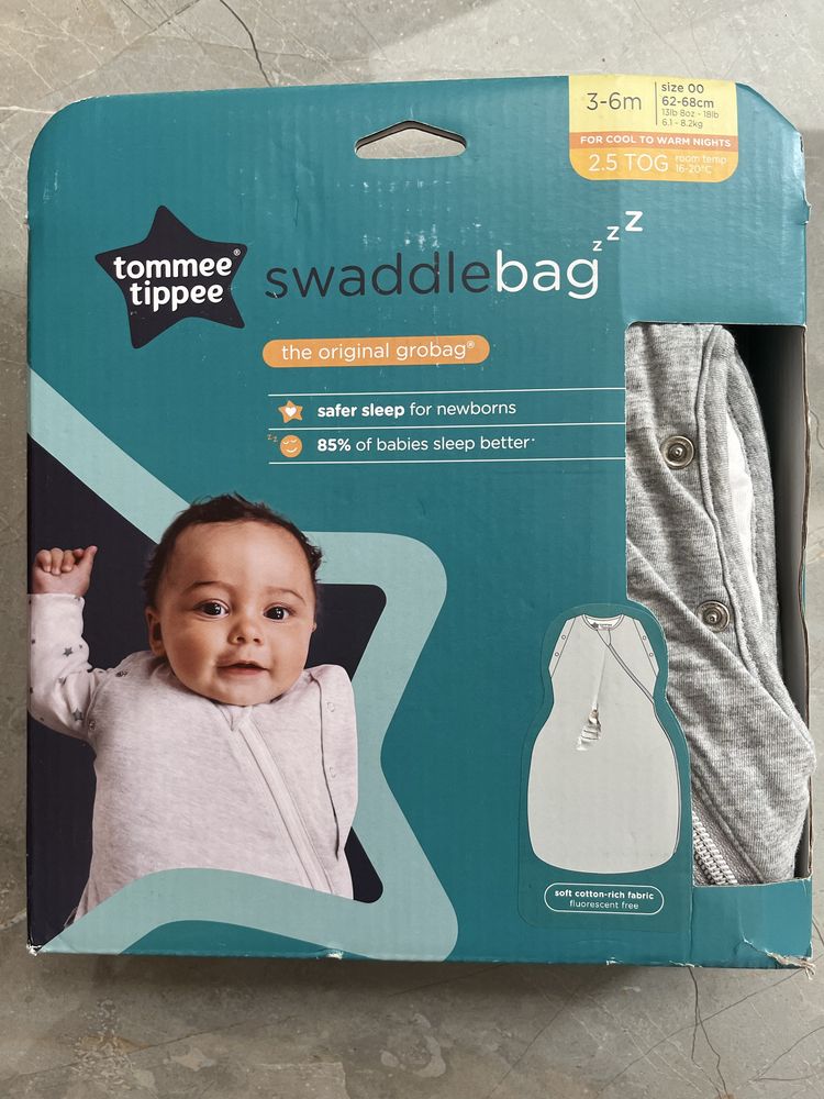 Swaddle Bag Tommee Tippee - Como Novo + Embalagem Original