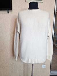 двошаровий кашеміровий светр, джемпер люксового бренду Aida Barni