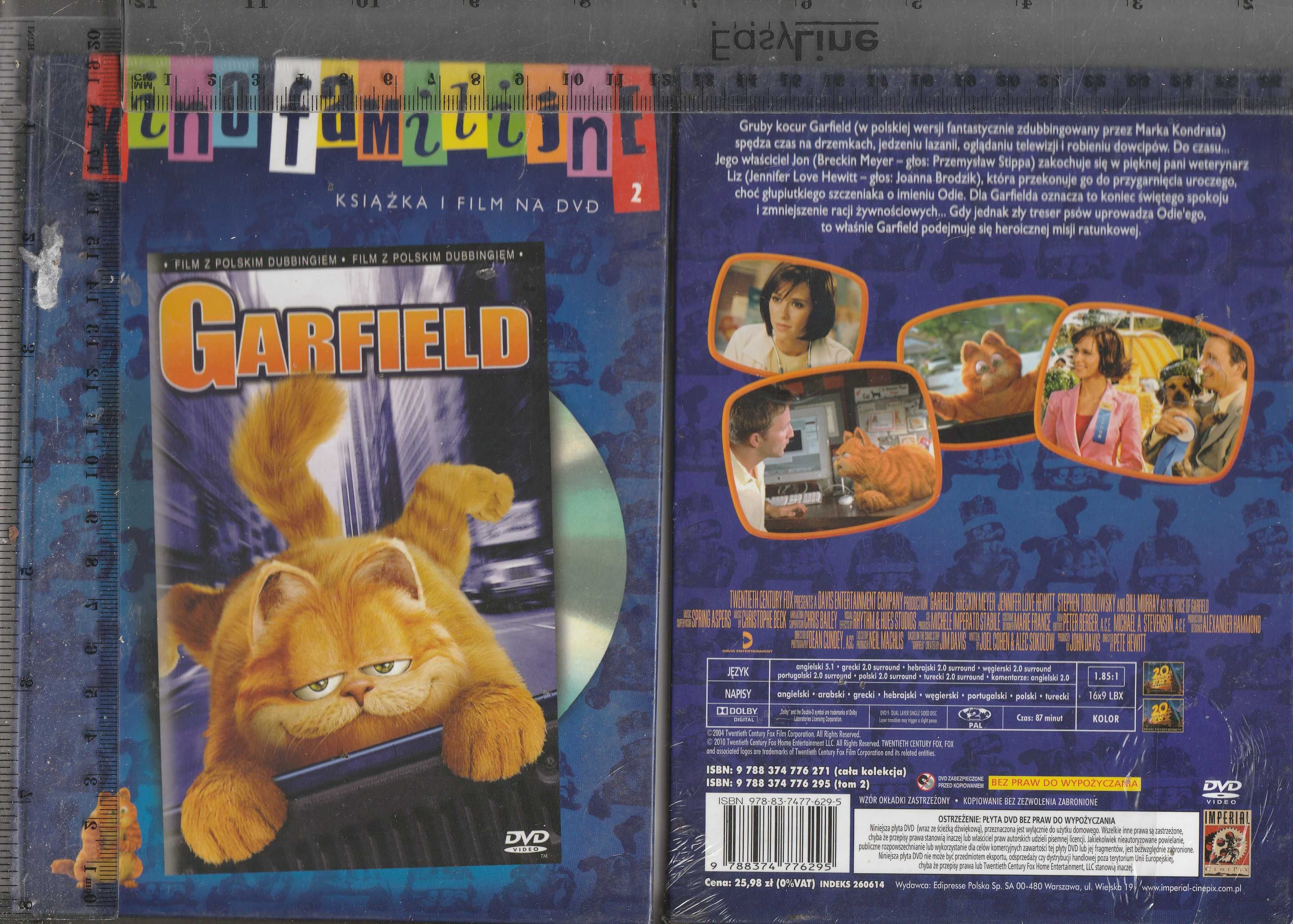 Garfield lektor pl DVDGarfield lektor pl DVD