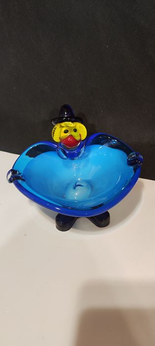 Cinzeiro Palhaço em Vidro