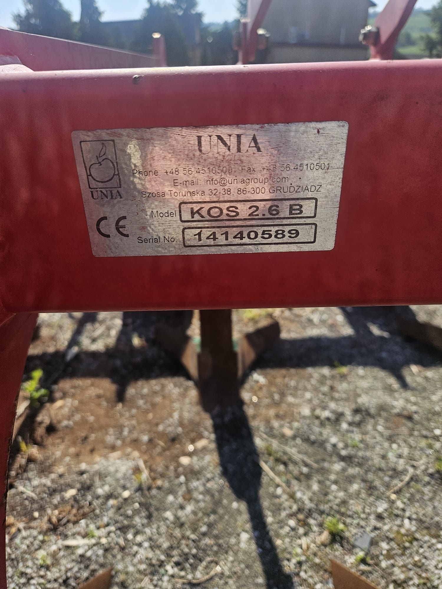 Agregat ścierniskowy unia kos 2.6