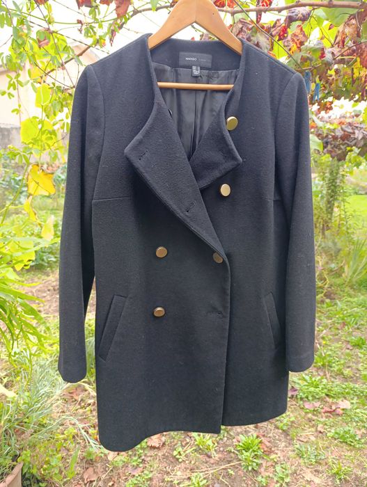 Casaco sobretudo fazenda