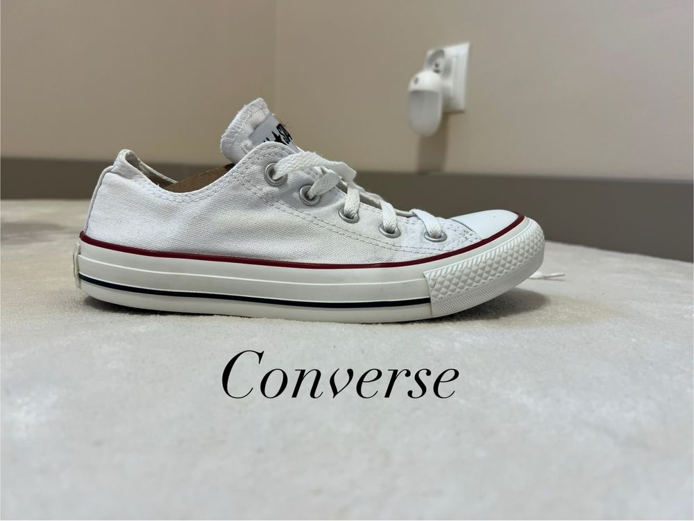 Converse tranpki tenisówki sneakersy białe All star oryginalne
