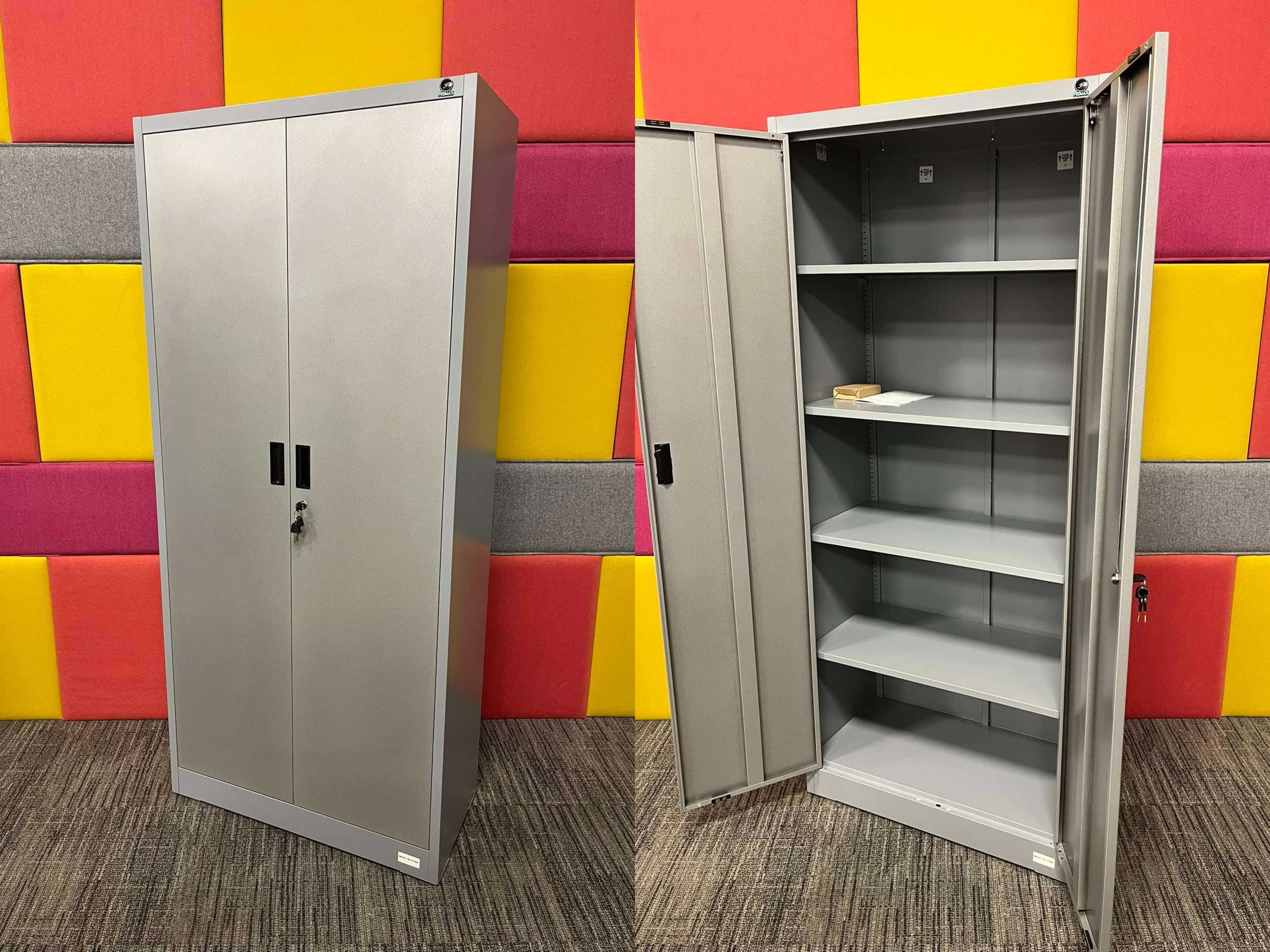 NOWA Szafa metalowa biurowa aktowa garażowa na dokumenty 180x80x40