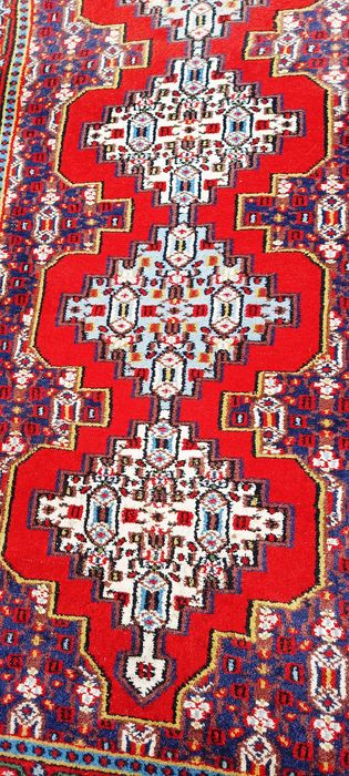 Chodnik tkany ręcznie dywan wełniany perski 278 x 85 cm wełna