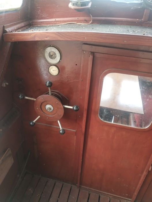 Łódź motorowa/ motorówka PRL