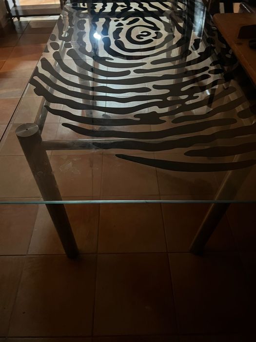 Vendo mesa  vidro inox