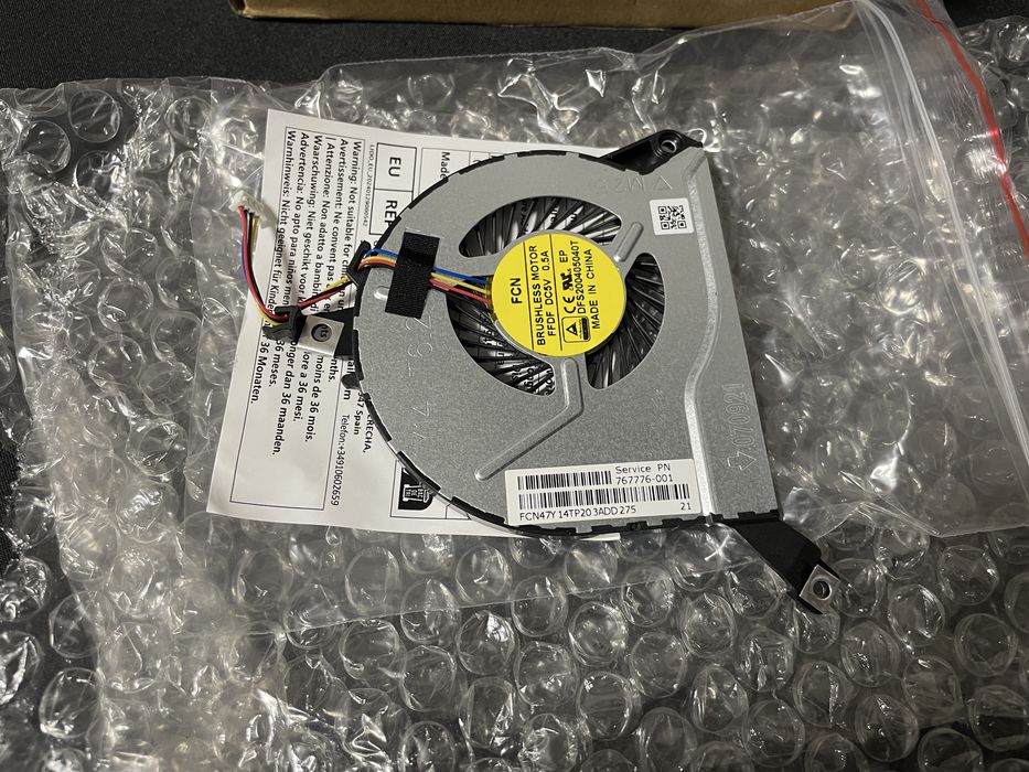 Кулер, вентилятор ноутбука HP Beats, HP Pavilio, HP Envy