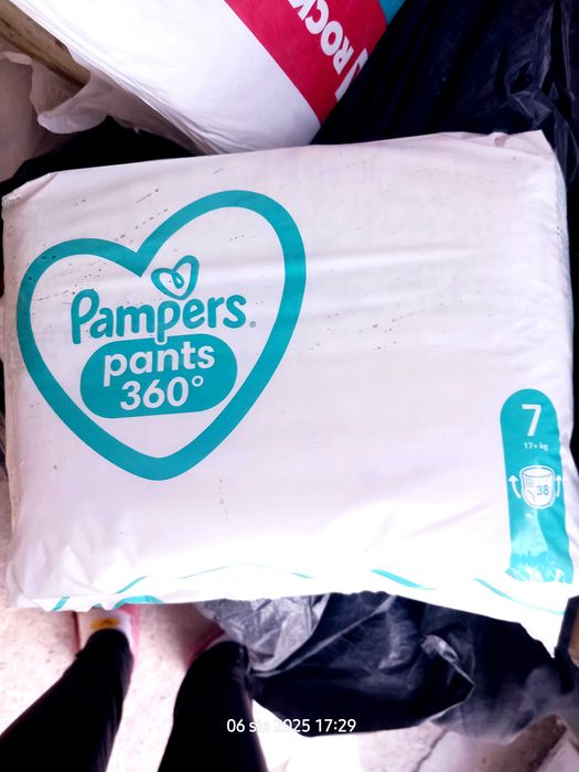 pampersy 7 na rzepy