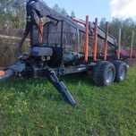 PRZYCZEPA LEŚNA BMF 17T2PRO z żurawiem 905HP, r. 2021