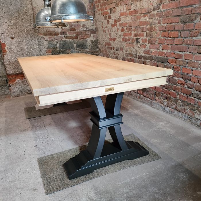 Stół dębowy klasztorny loft Glamour