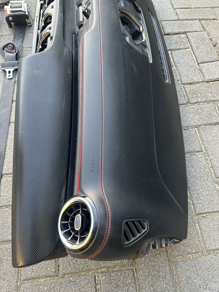 Mercedes cla w118 konsola deska airbag Amg 35 45 czerwona nic