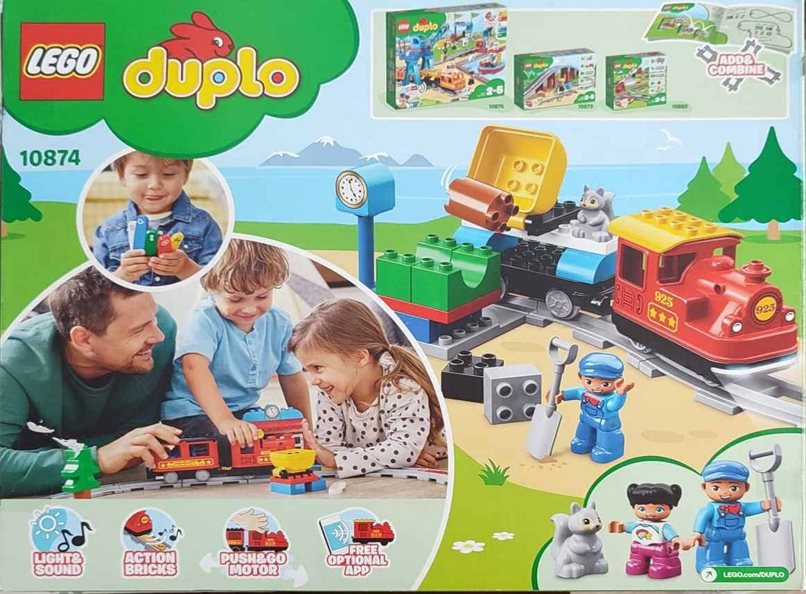 LEGO Duplo 10874 Steam Train (Motorized) - Perfect Condition