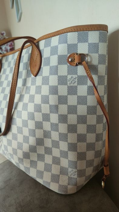 Torebka LV shopperka rączki ze skóry naturalnej