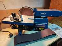 DEDRA szlifierka tarczowo-taśmowa / 500W / DED7718 / 2008 r. / sprawna