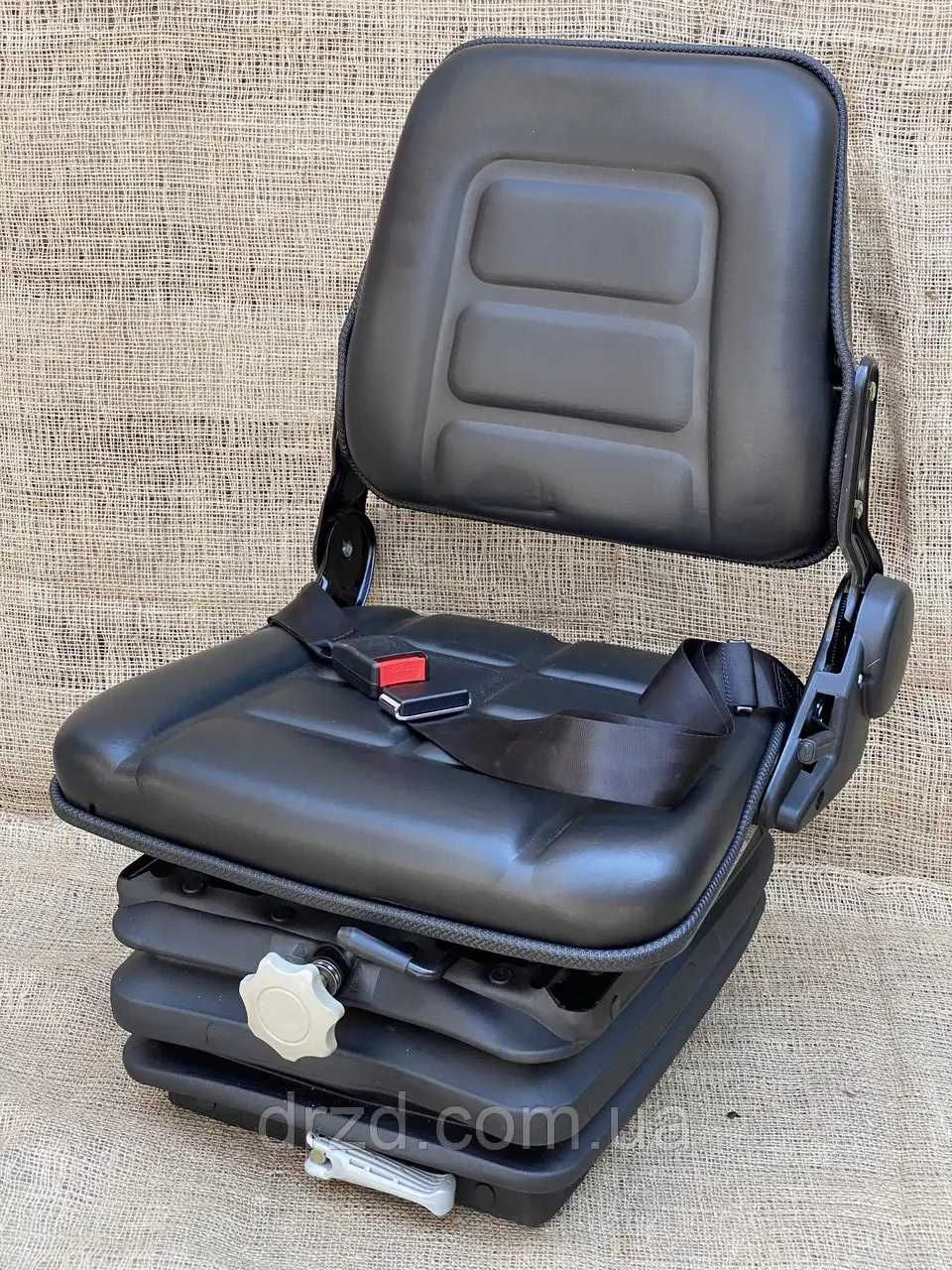 Сидіння, крісло МТЗ, ЮМЗ, Т-150 для спец/сельхоз техніки (з ременями)
