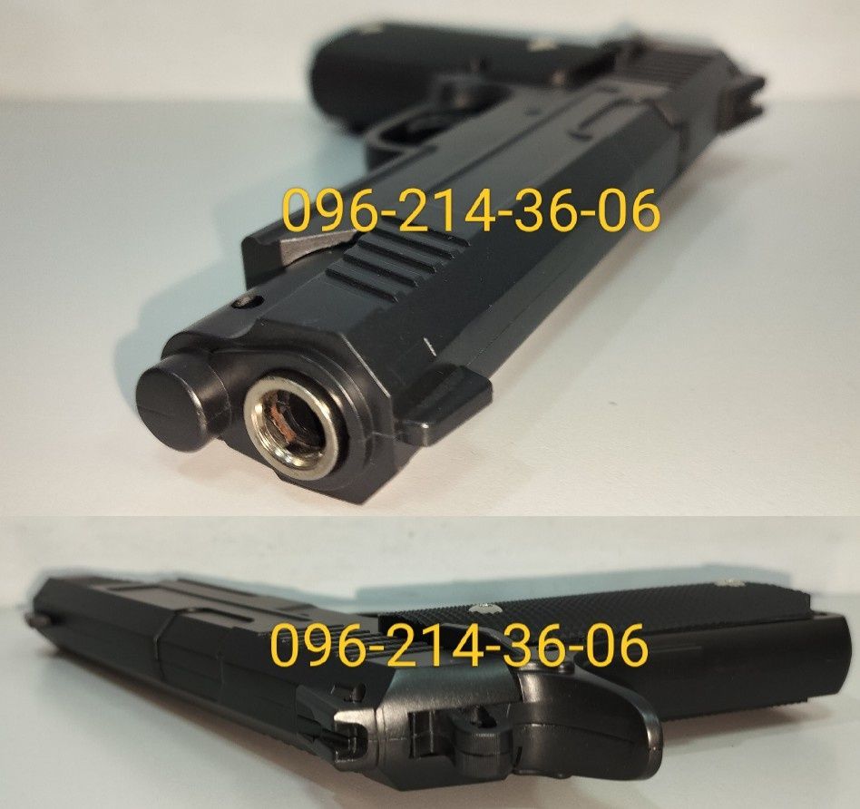 Детский мощный  пистолет Colt 1911 Tactical металлический стреляет